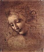 LEONARDO da Vinci The Virgin and Child with St Anne (detail)  f oil on canvas